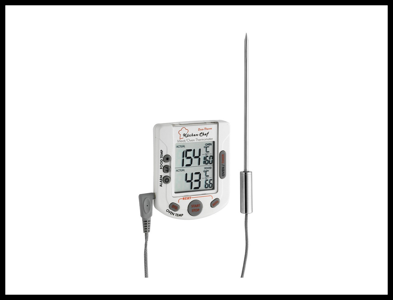 Digitalni BBQ termometar sa dve temperature 2155