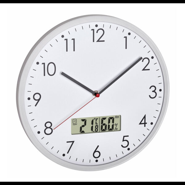 Analogni sat sa digitalnim T/H 2160